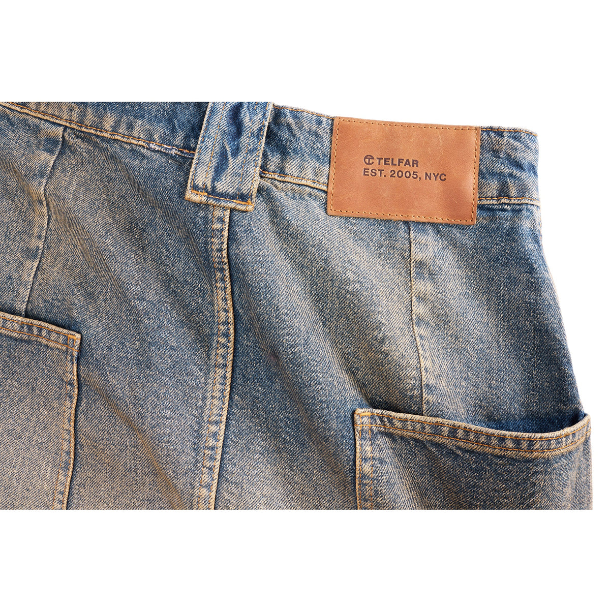 Dirty Short Jean Skirt - Blue - Dresses & Skirts