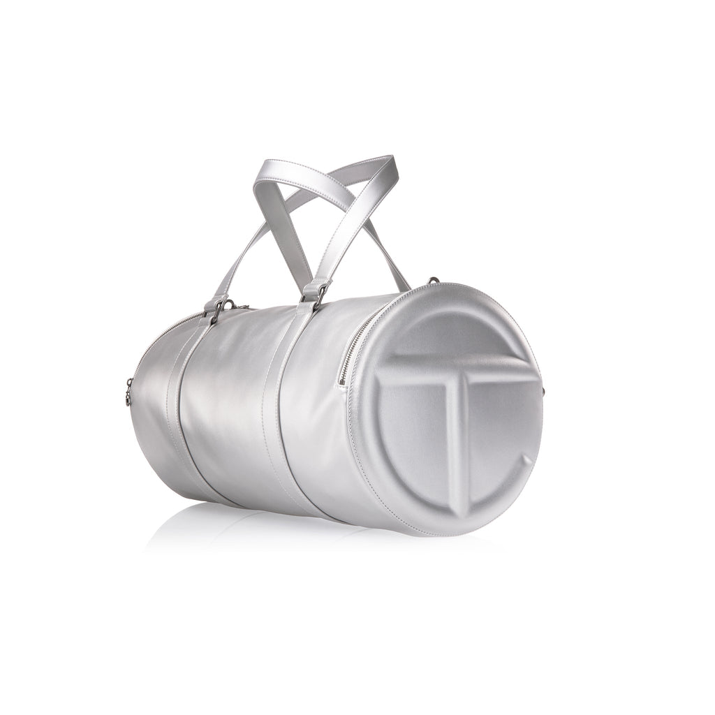 Large Telfar Duffle - Silver - Duffles & Travel Bags