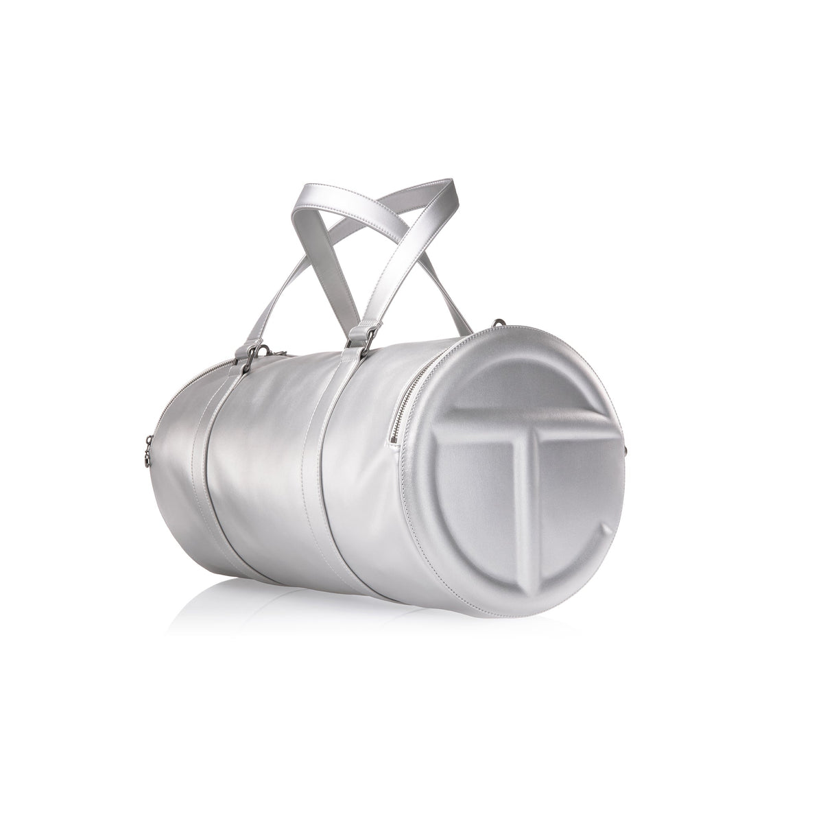 Large Telfar Duffle - Silver - Duffles & Travel Bags