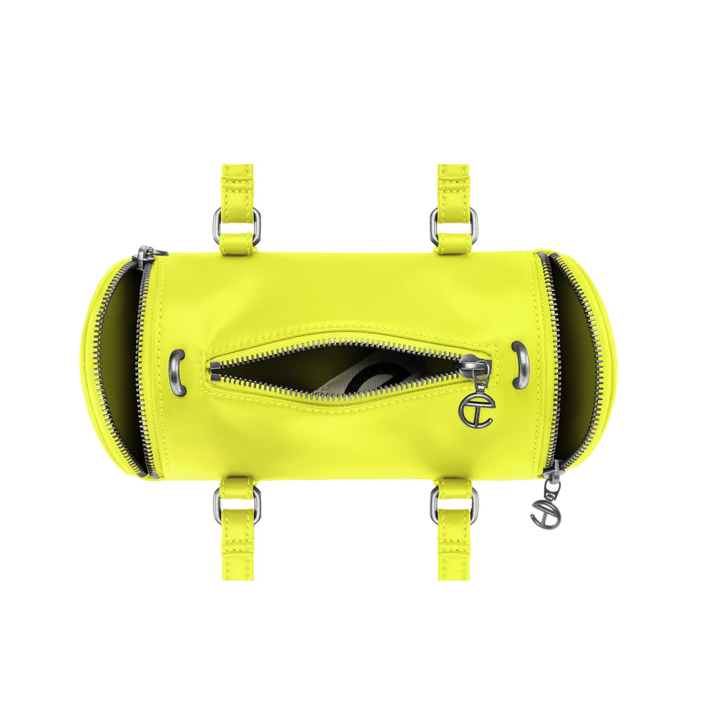Small Telfar Duffle - Highlighter Yellow - Duffles & Travel Bags