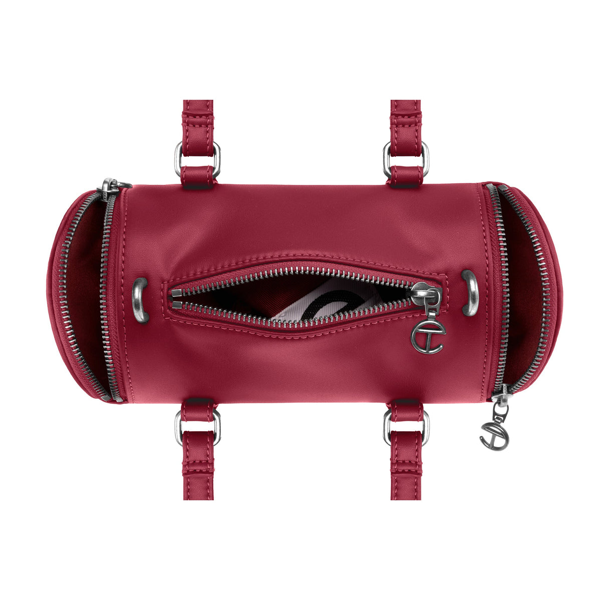 Small Telfar Duffle - Oxblood - Duffles & Travel Bags
