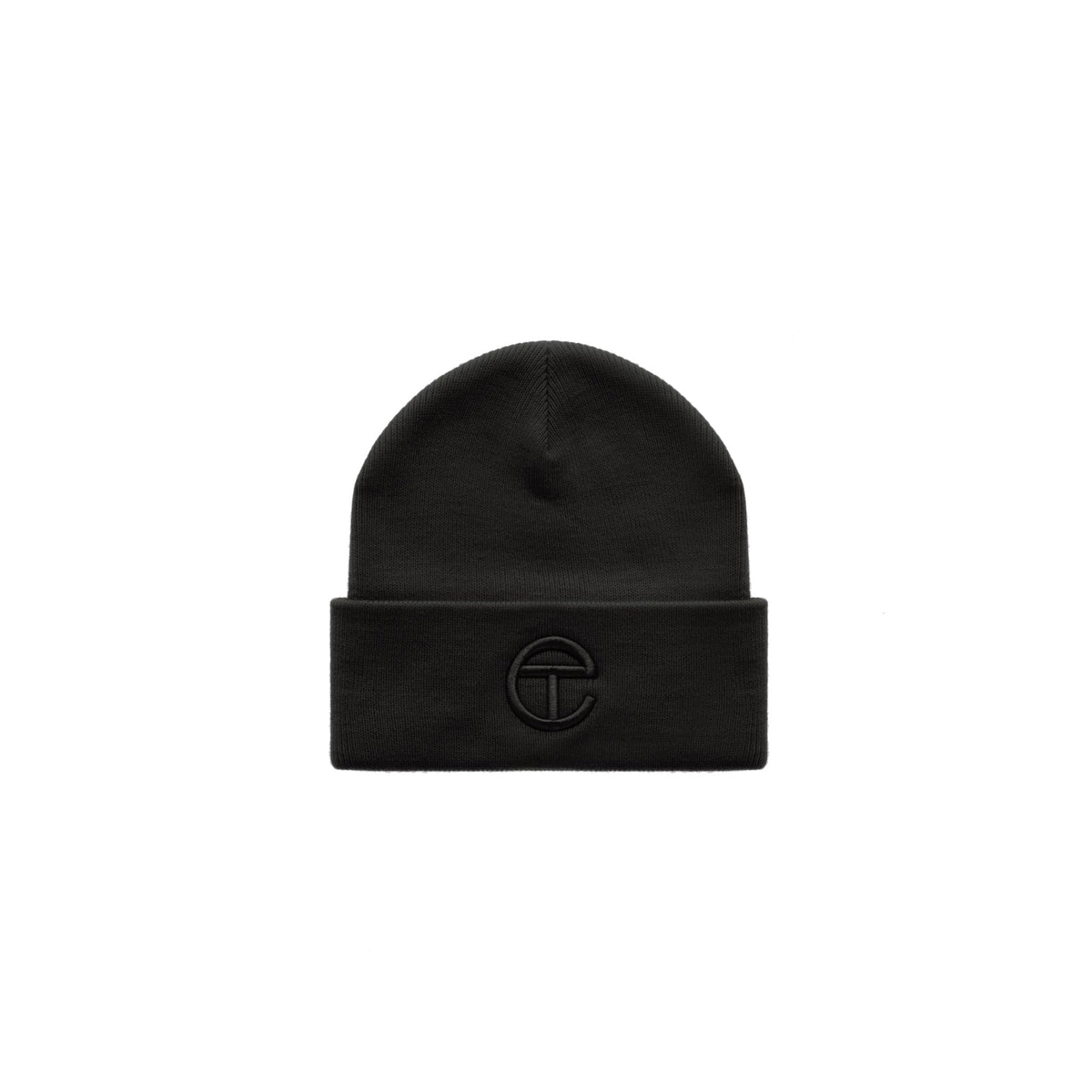 Embroidered Beanie - Black/Black - Hats & Beanies