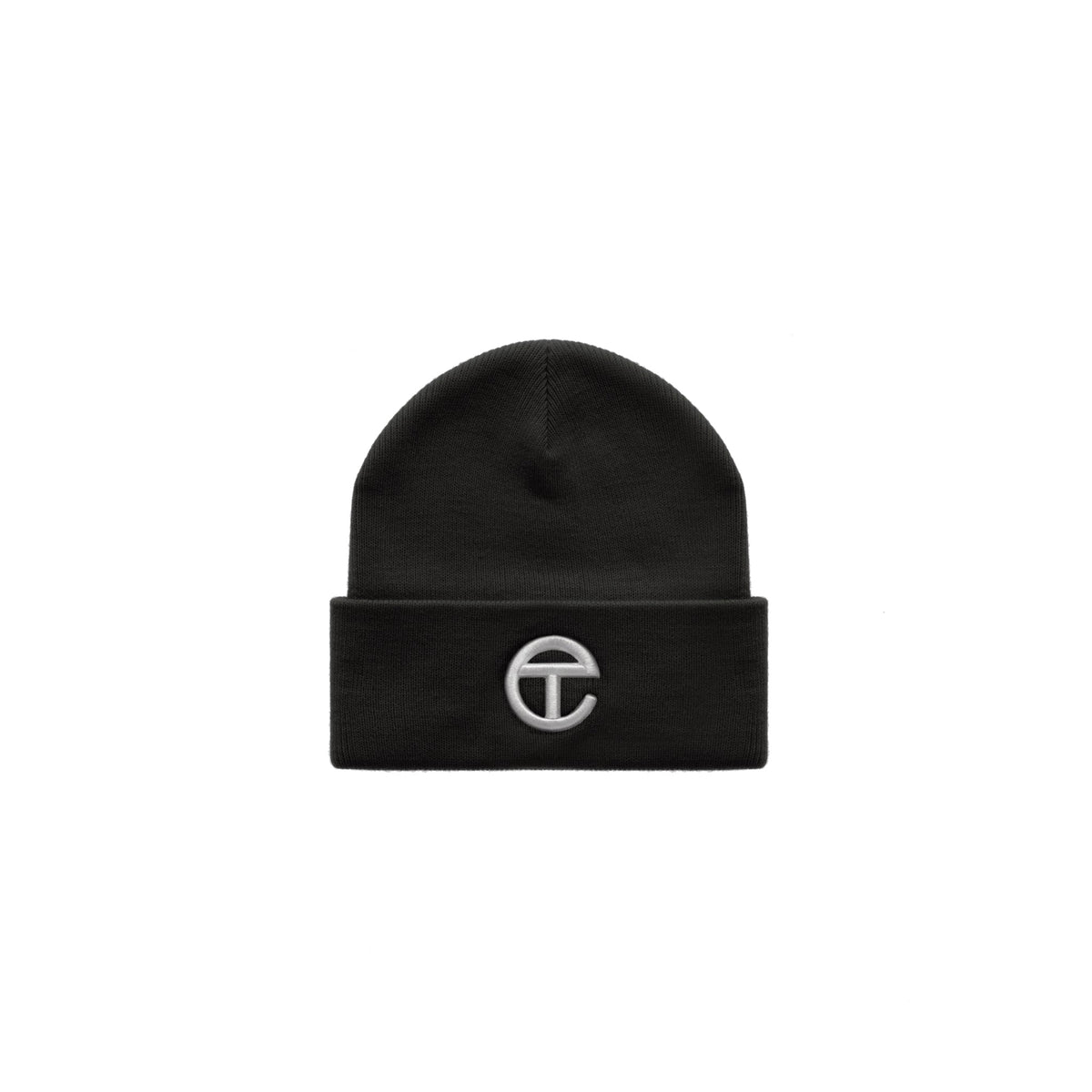 Embroidered Beanie - Black/White - Hats & Beanies