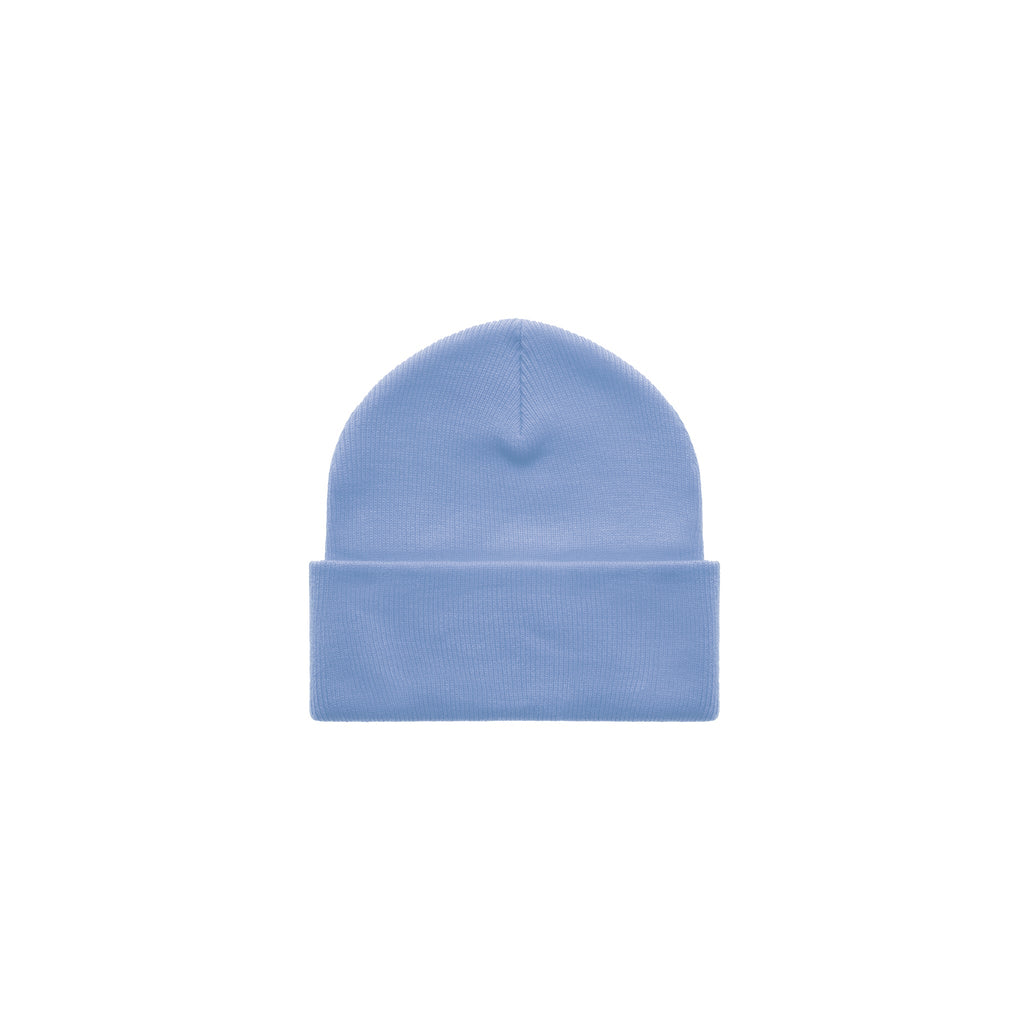 Embroidered Beanie - Cerulean - Hats & Beanies
