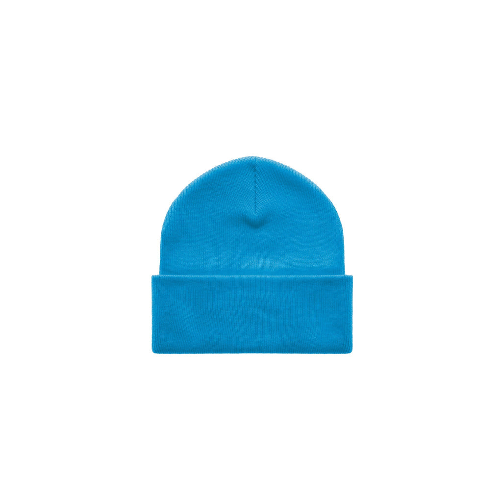 Embroidered Beanie - Cyan - Hats & Beanies