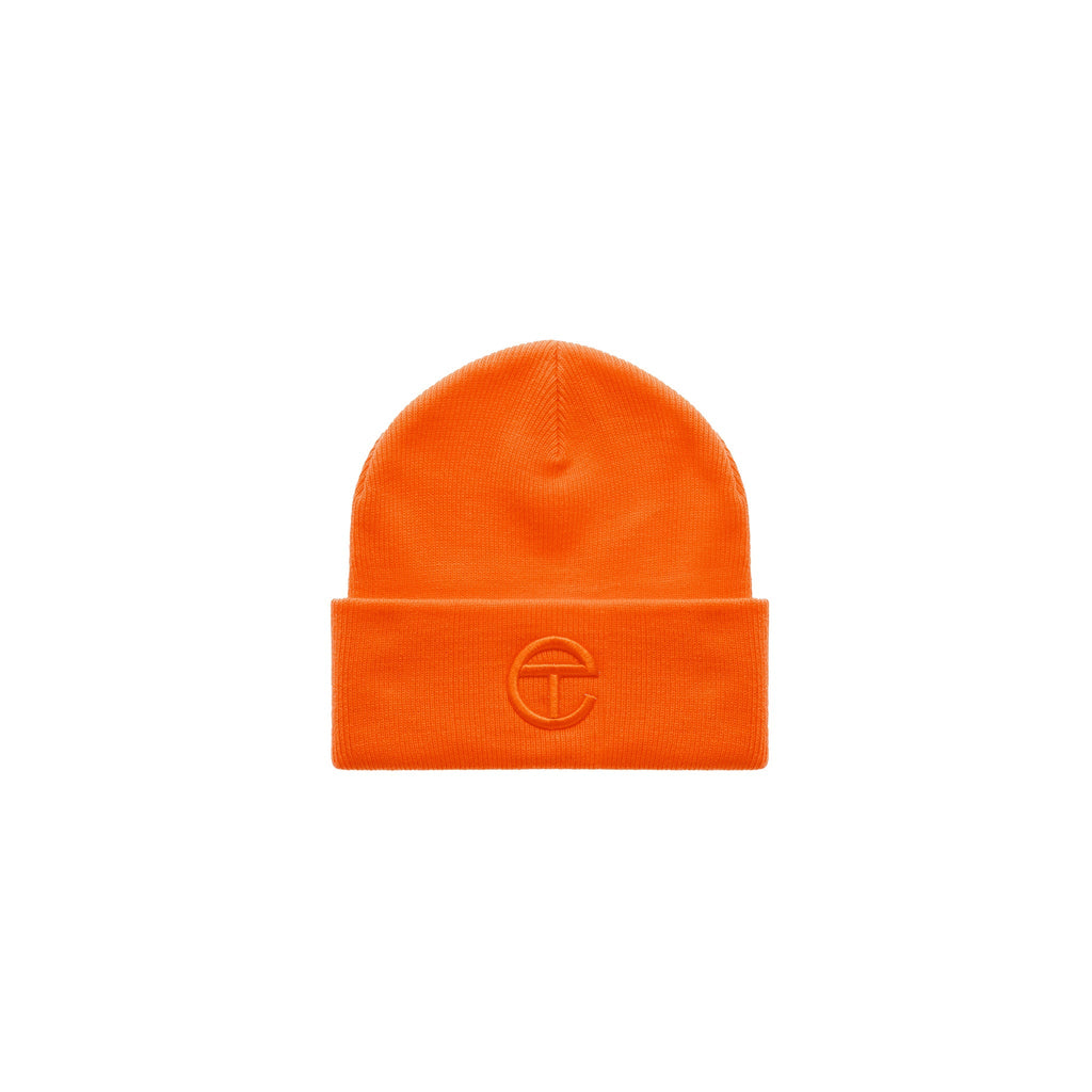 Embroidered Beanie - Orange - Hats & Beanies