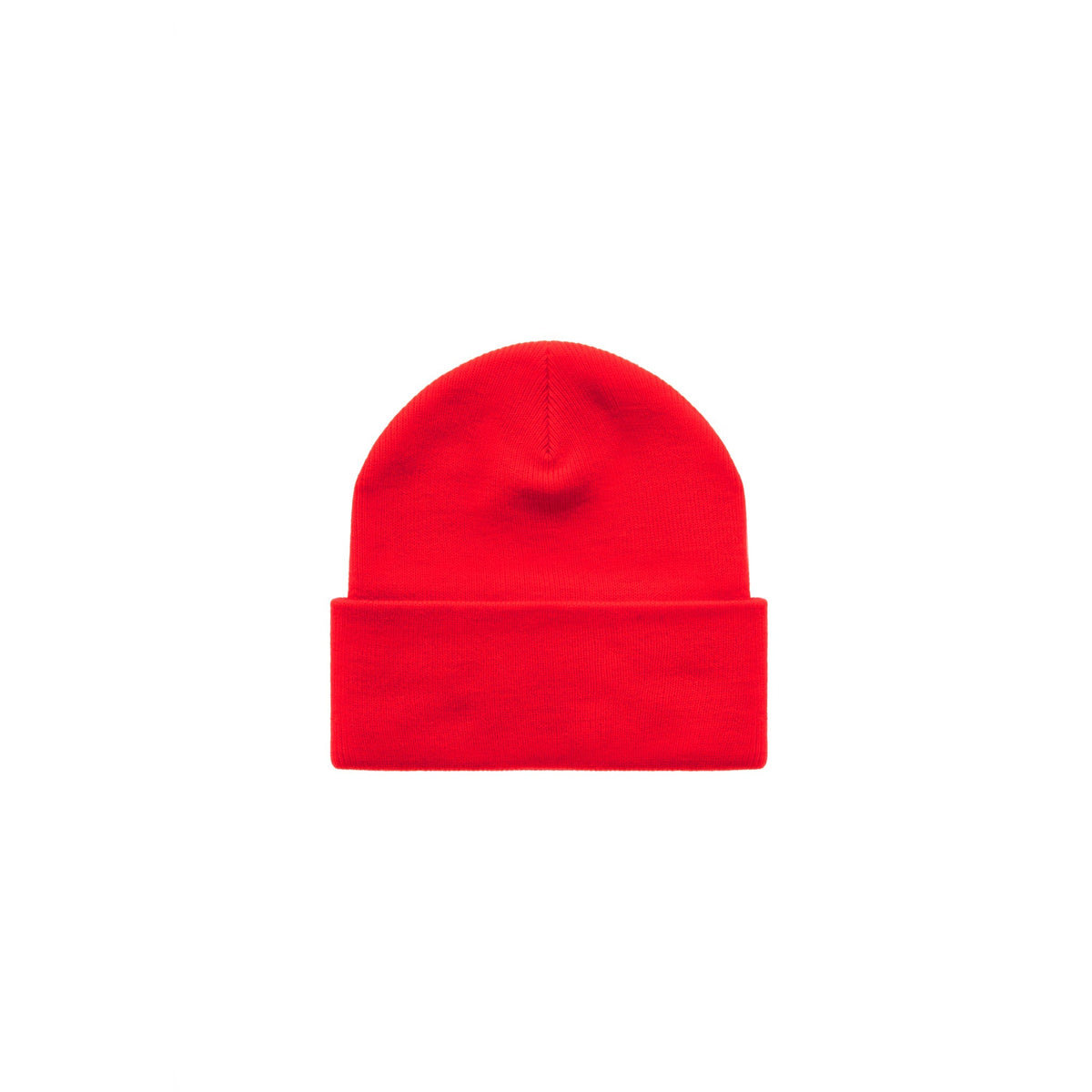 Embroidered Beanie - Red - Hats & Beanies