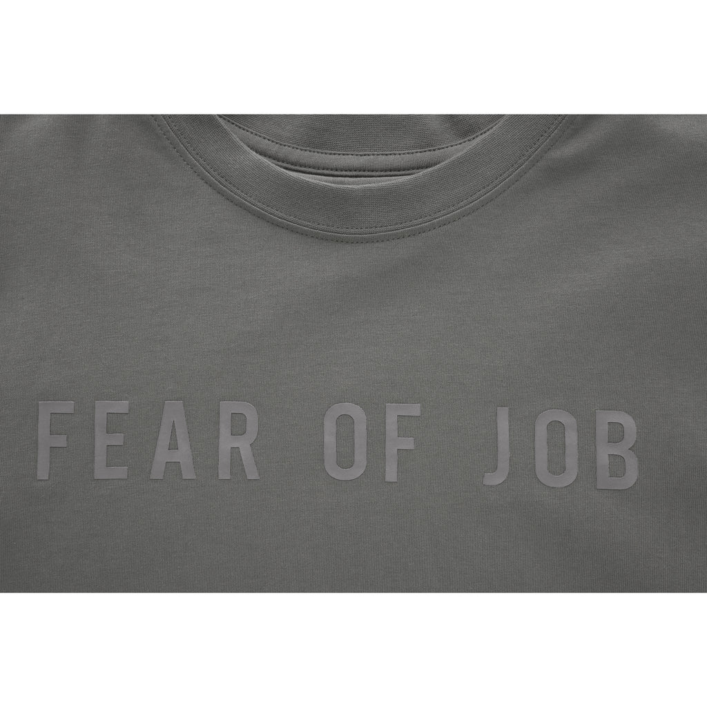 Fear of Job T - Dark Grey - Tops & T-Shirts
