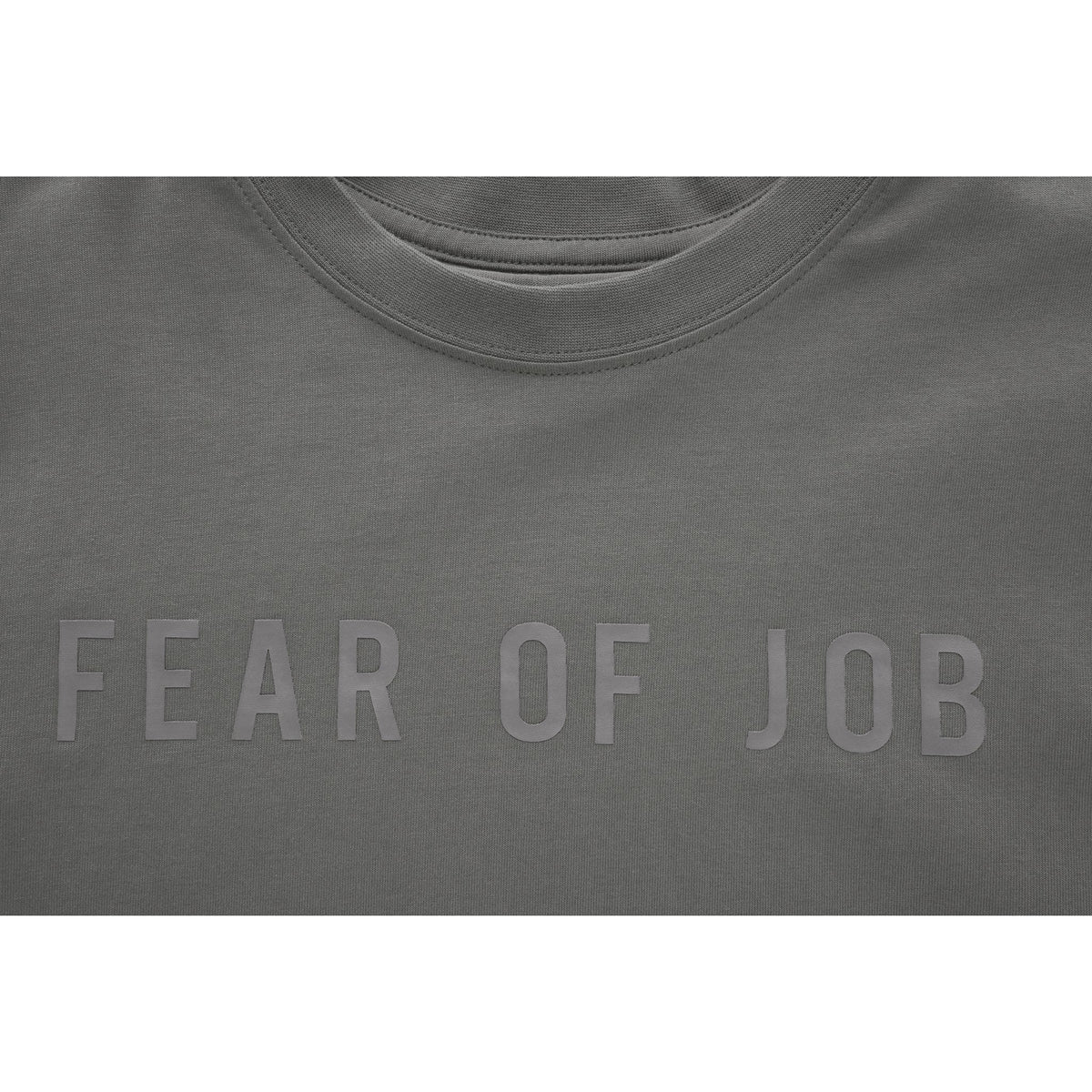 Fear of Job T - Dark Grey - Tops & T-Shirts