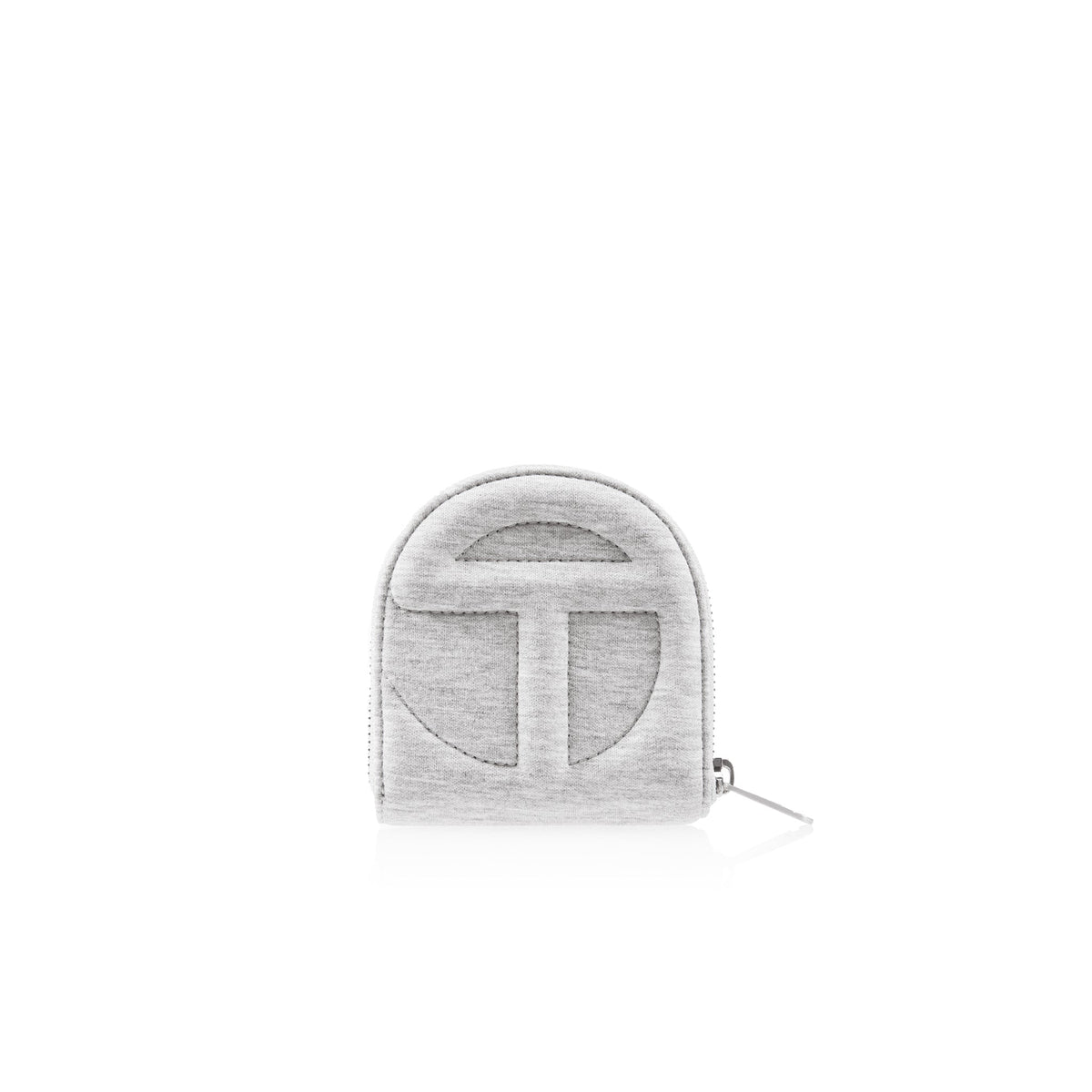 Telfar Fleece Wallet - Heather Grey - Wallets & Card Holders