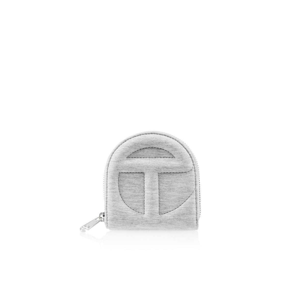 Telfar Fleece Wallet - Heather Grey - Wallets & Card Holders
