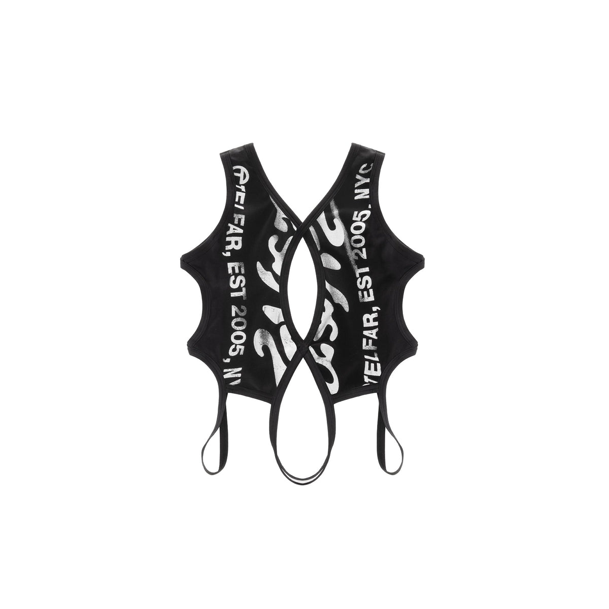 Infinity Ambigram Helix Tank - Black - Tops & T-Shirts
