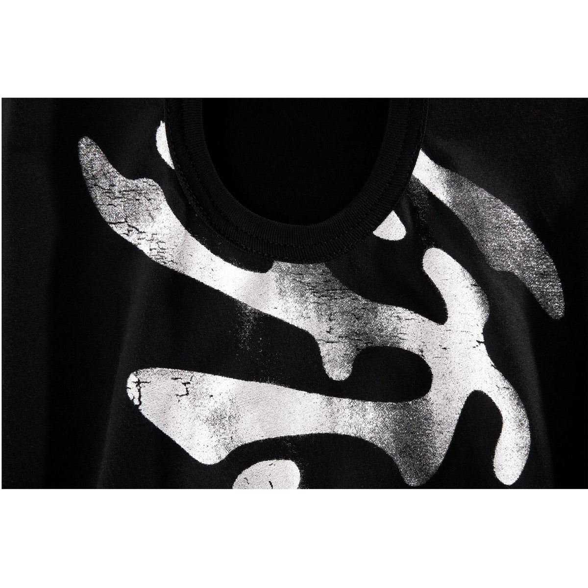 Infinity Ambigram Keyhole T - Black - Tops & T-Shirts