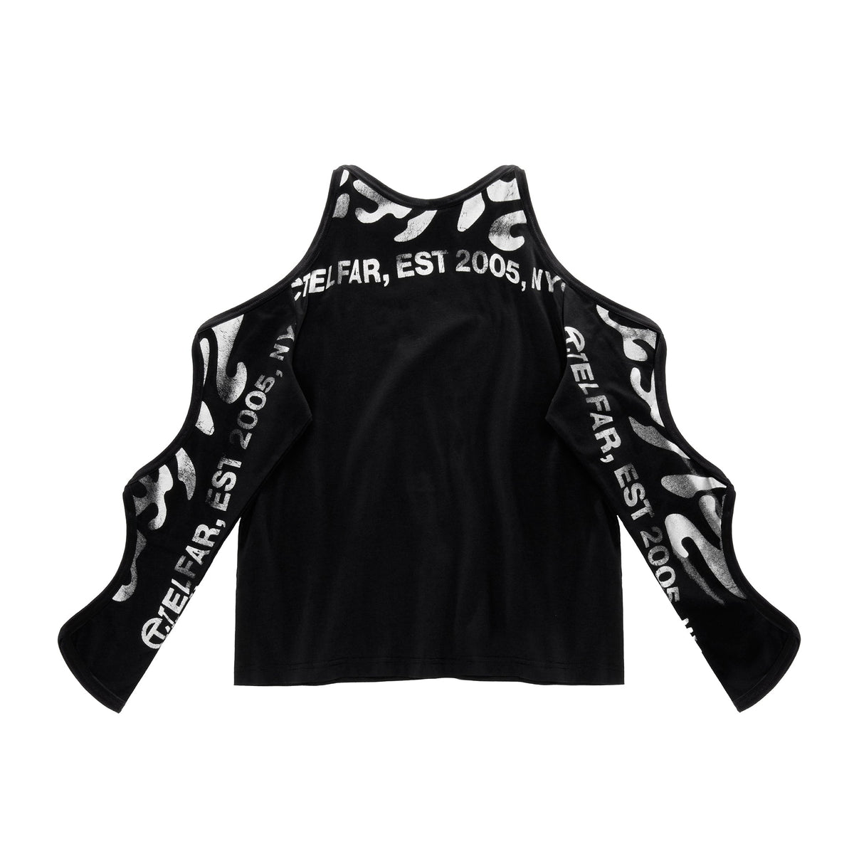 Infinity Ambigram Long Sleeve T - Black - Tops & T-Shirts