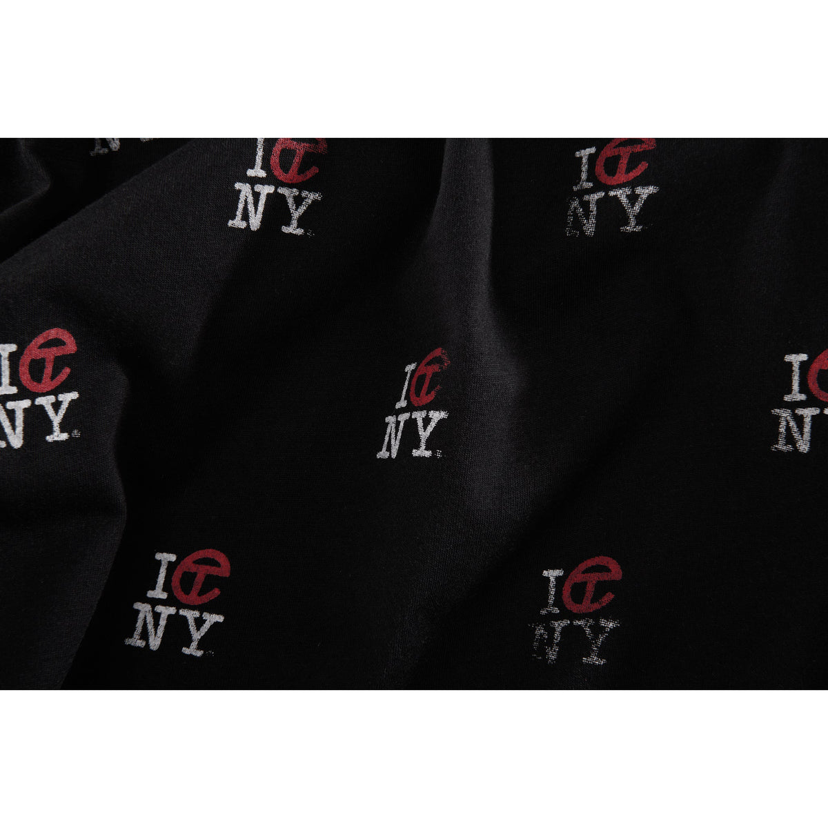Infinity Canal All Over Collar T - Black - Tops & T-Shirts