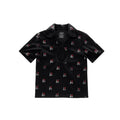 Infinity Canal All Over Collar T - Black - Tops & T-Shirts