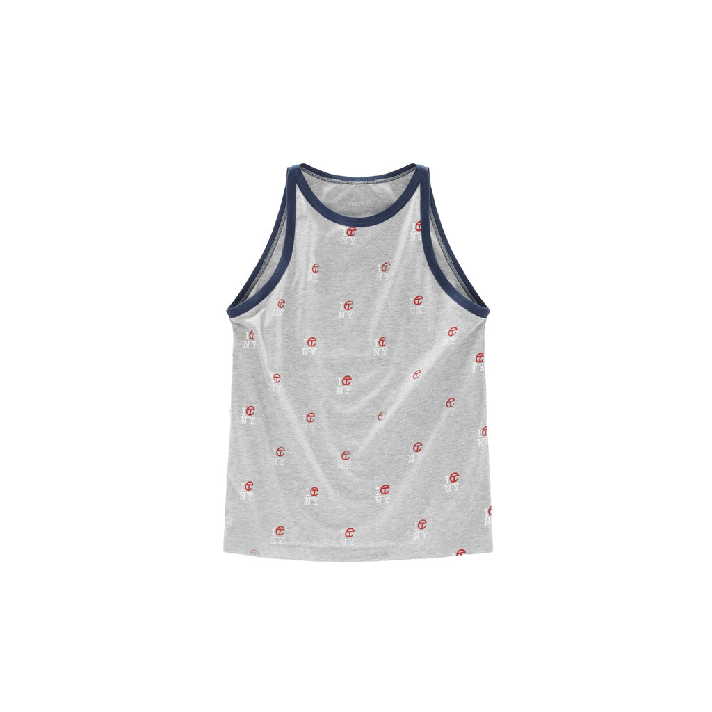 Infinity Canal All Over Tank - Heather Grey - Tops & T-Shirts
