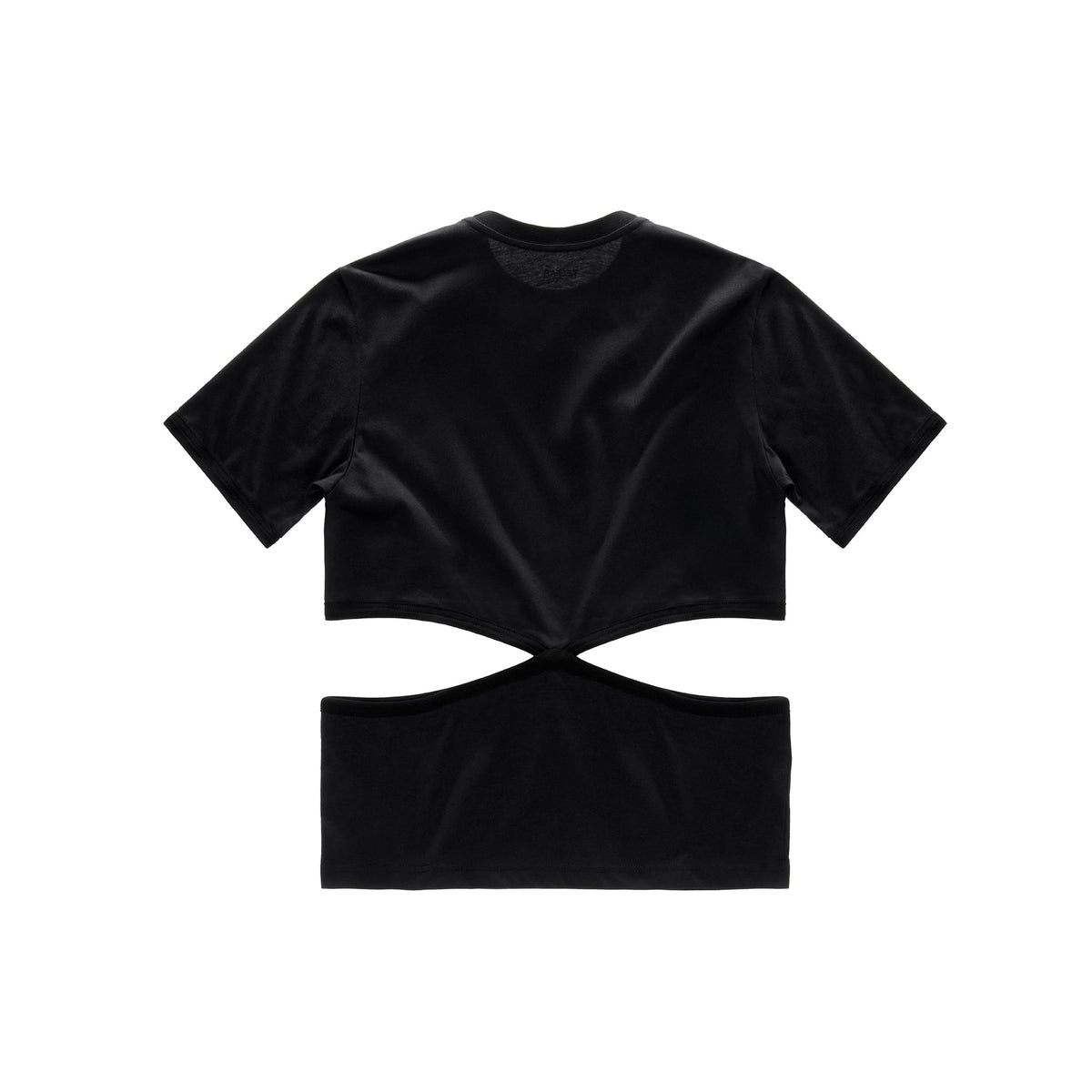 Infinity Canal Cut Waist T - Black - Tops & T-Shirts