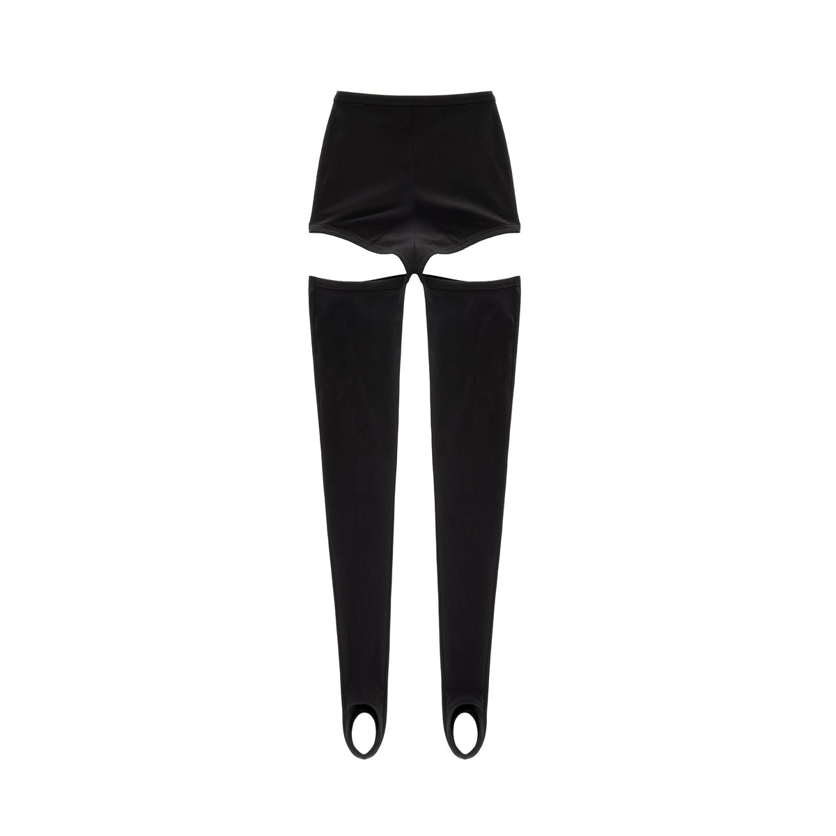 Infinity Canal Thigh Hole Stirrup - Black - Tops & T-Shirts