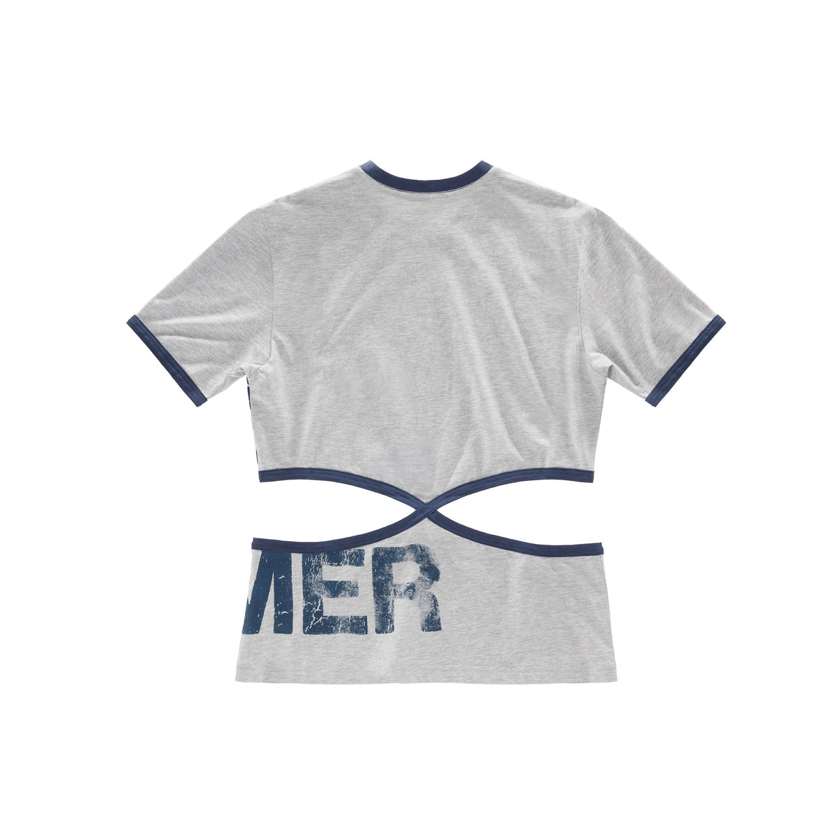 Infinity Customer Cut Waist T - Heather Grey - Tops & T-Shirts