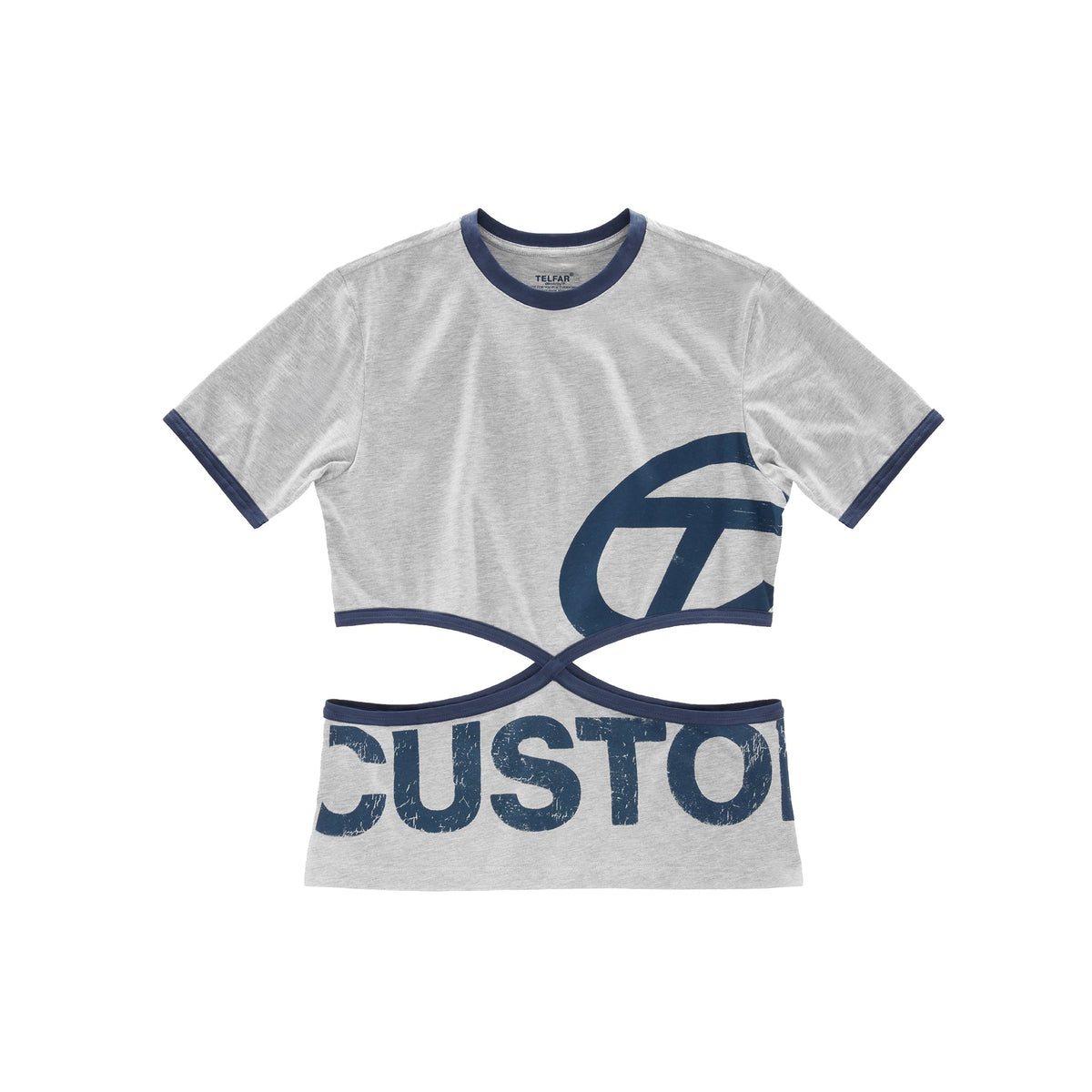 Infinity Customer Cut Waist T - Heather Grey - Tops & T-Shirts