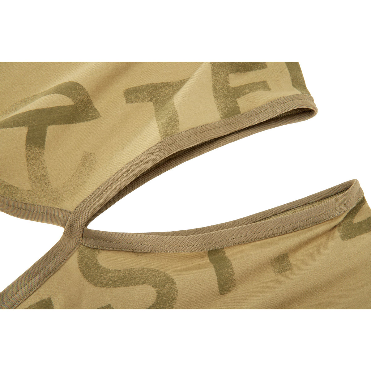 Infinity Cut Waist T - Drab - Tops & T-Shirts