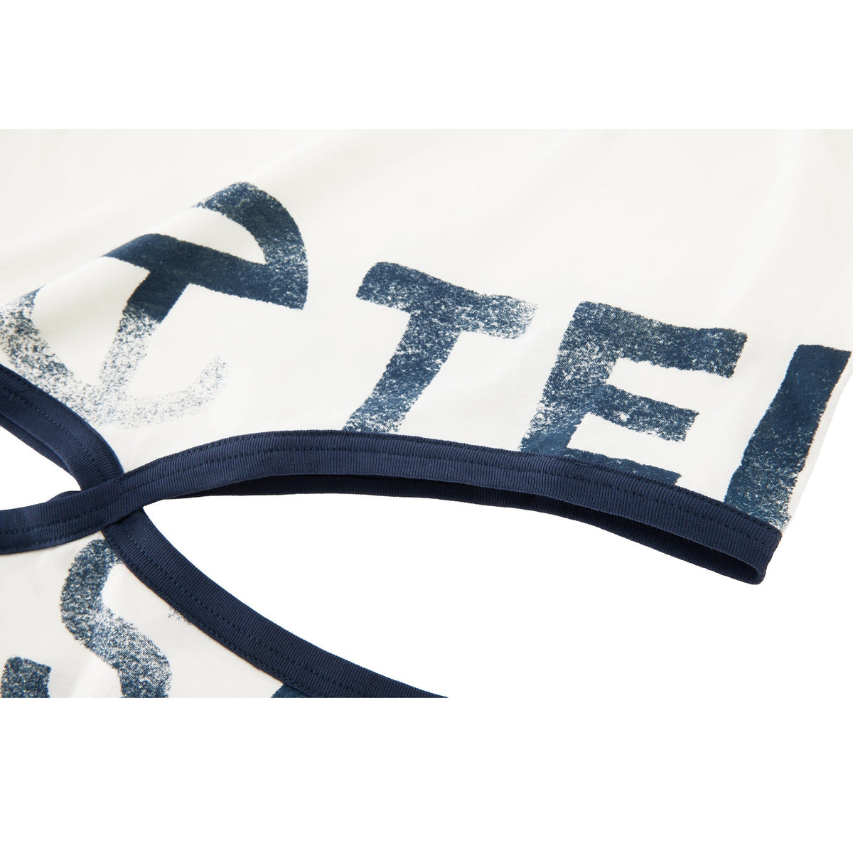 Infinity Cut Waist T - Natural White - Tops & T-Shirts