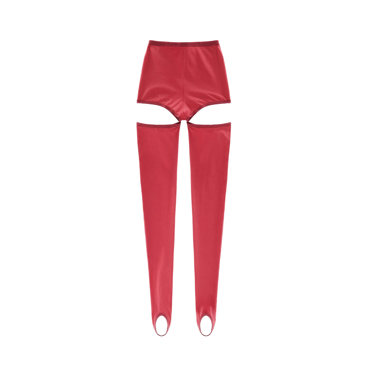 Infinity Thigh Hole Stirrup - Red - Tops & T-Shirts