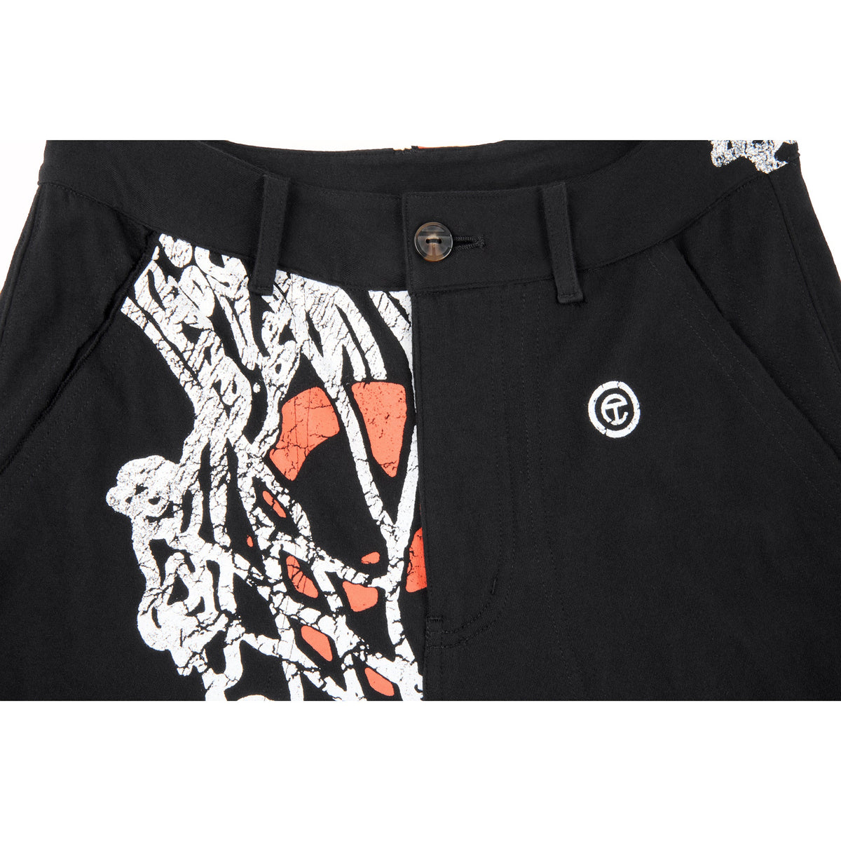 Basketball Split T-Shirt Pant - Black - Pants & Shorts