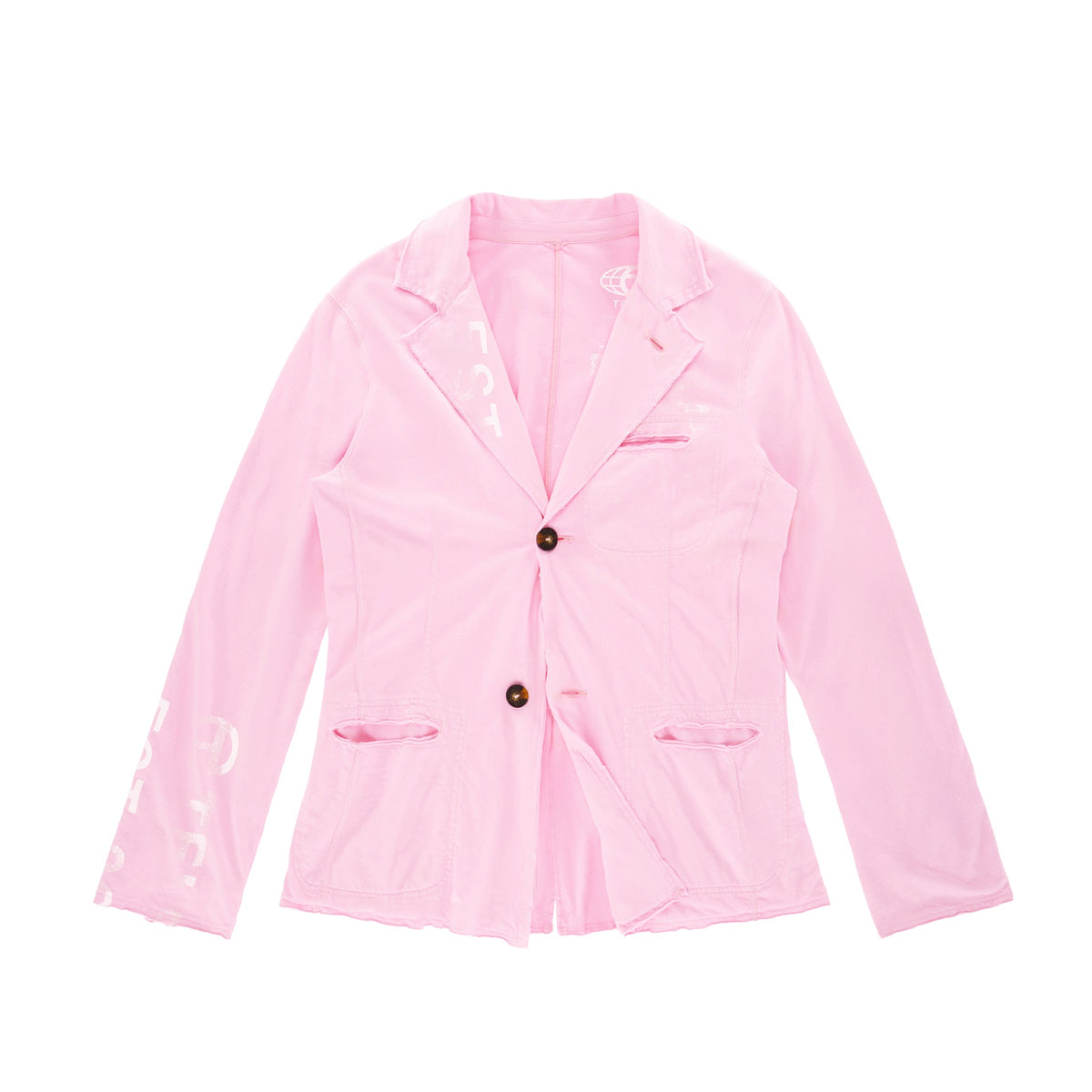 Lockup T-shirt Blazer - Pink - Jackets & Outerwear