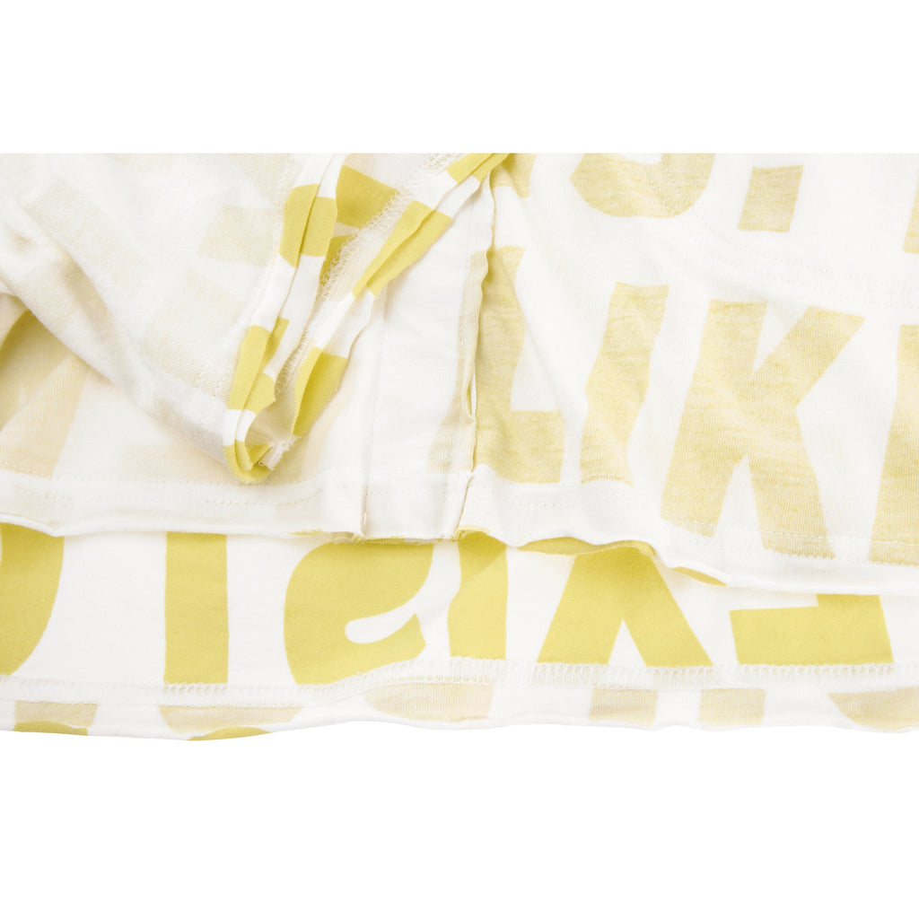 Mission Crop Split T Dress Shirt - Lime - Tops & T-Shirts