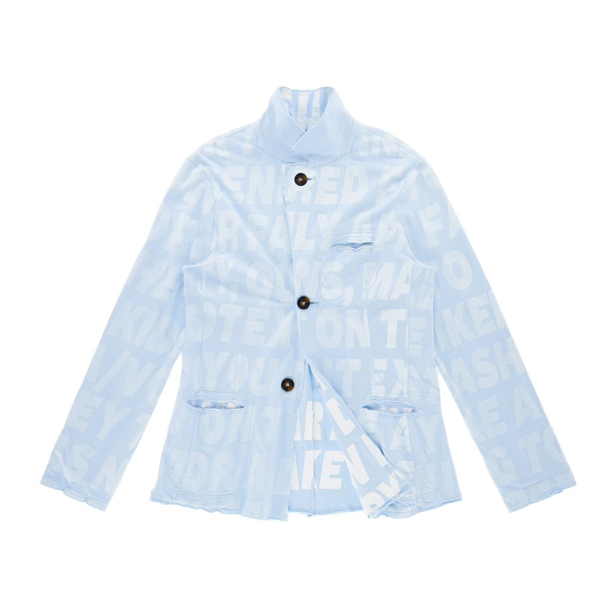 Mission T-shirt Blazer - Baby Blue - Jackets & Outerwear