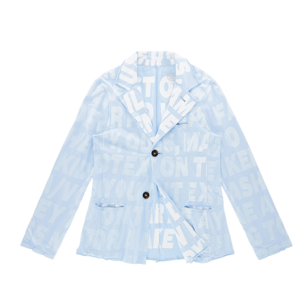 Mission T-shirt Blazer - Baby Blue - Jackets & Outerwear