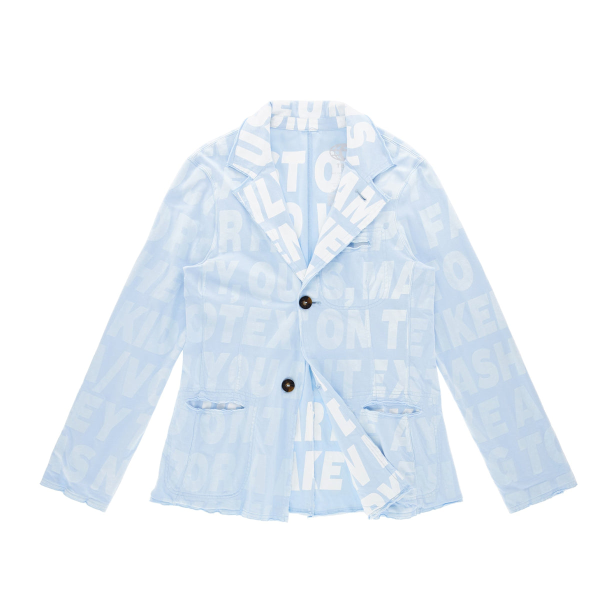 Mission T-shirt Blazer - Baby Blue - Jackets & Outerwear