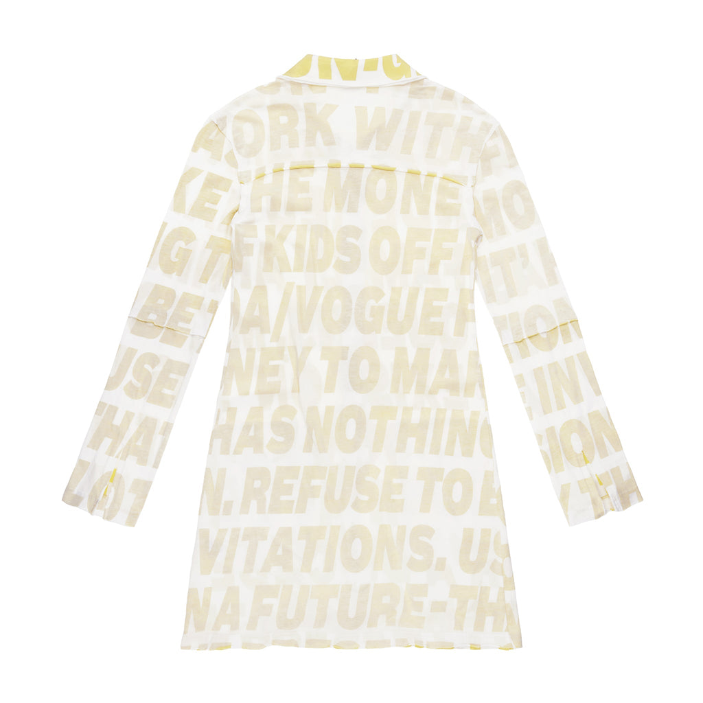 Mission Tall Split Dress Shirt - Lime - Tops & T-Shirts