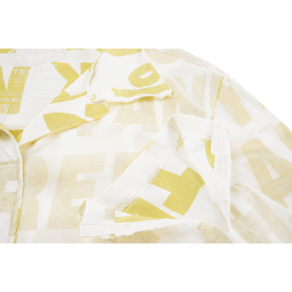 Mission Tall Split Dress Shirt - Lime - Tops & T-Shirts