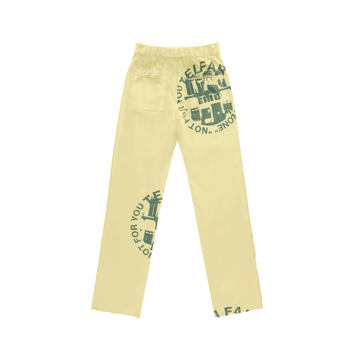 OMG Split T-Shirt Pant - Lime - Pants & Shorts