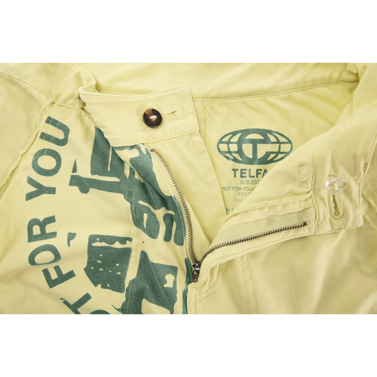 OMG Split T-Shirt Pant - Lime - Pants & Shorts