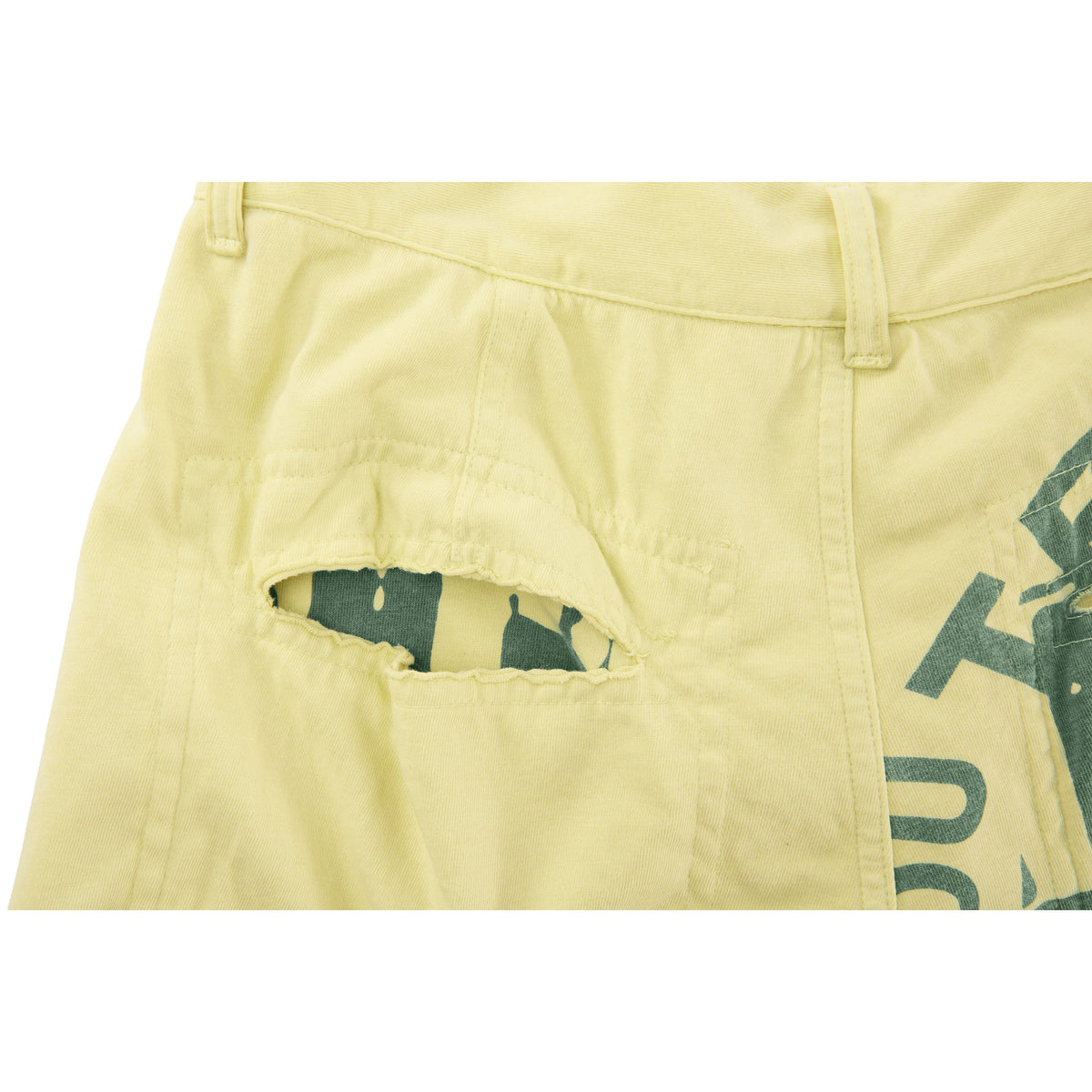 OMG Split T-Shirt Pant - Lime - Pants & Shorts