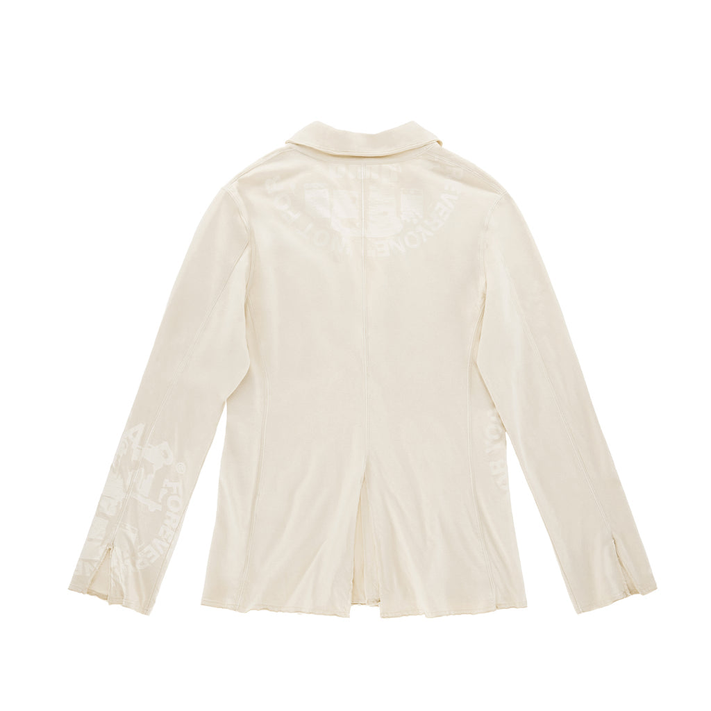 OMG T-shirt Blazer - Bone - Jackets & Outerwear