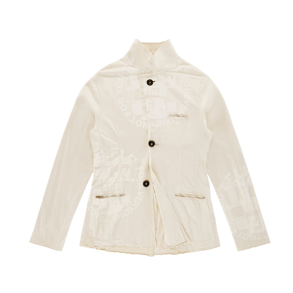 OMG T-shirt Blazer - Bone - Jackets & Outerwear