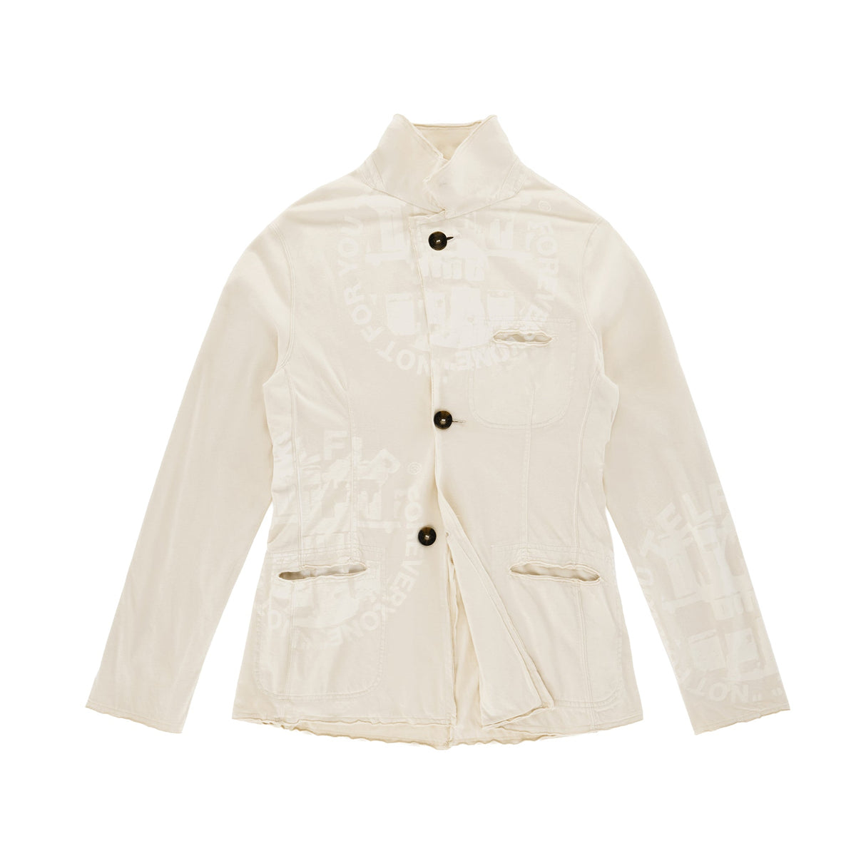OMG T-shirt Blazer - Bone - Jackets & Outerwear