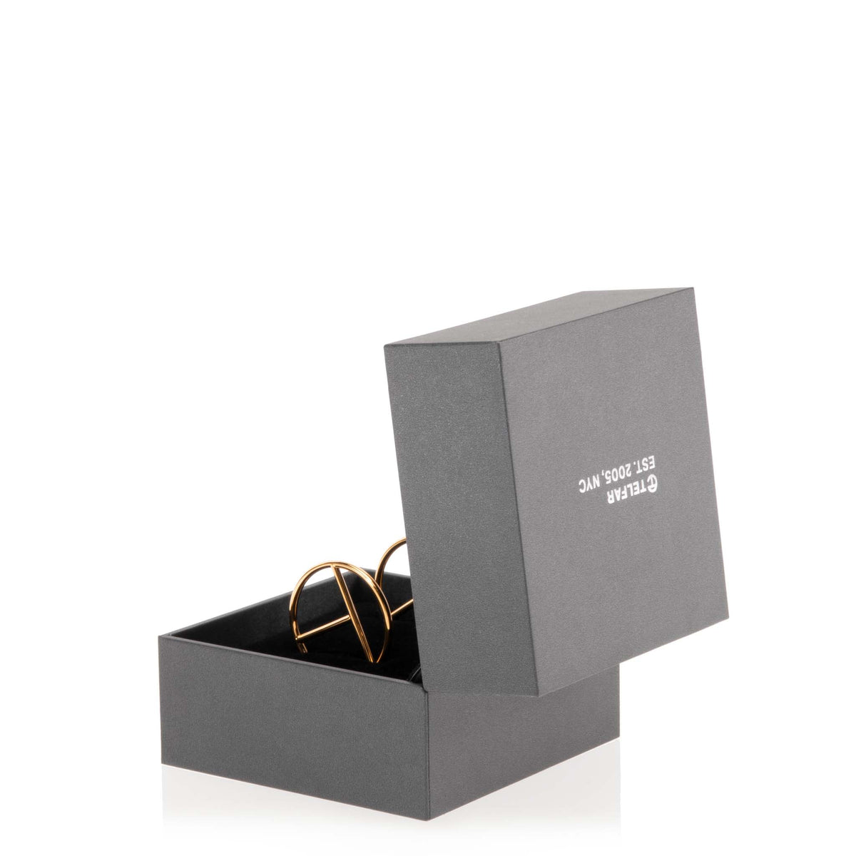 Medium Logo Hoop Earring - Gold - Earrings
