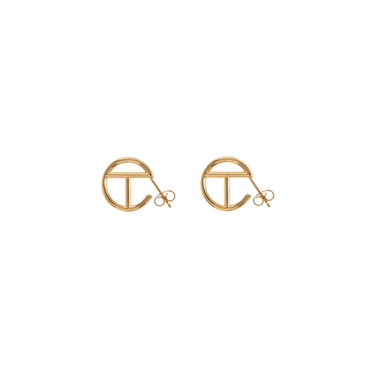 Small Logo Hoop Earring - Gold - Earrings