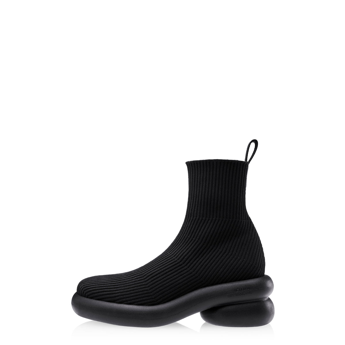 Knit Modular Boot - Black - Boots