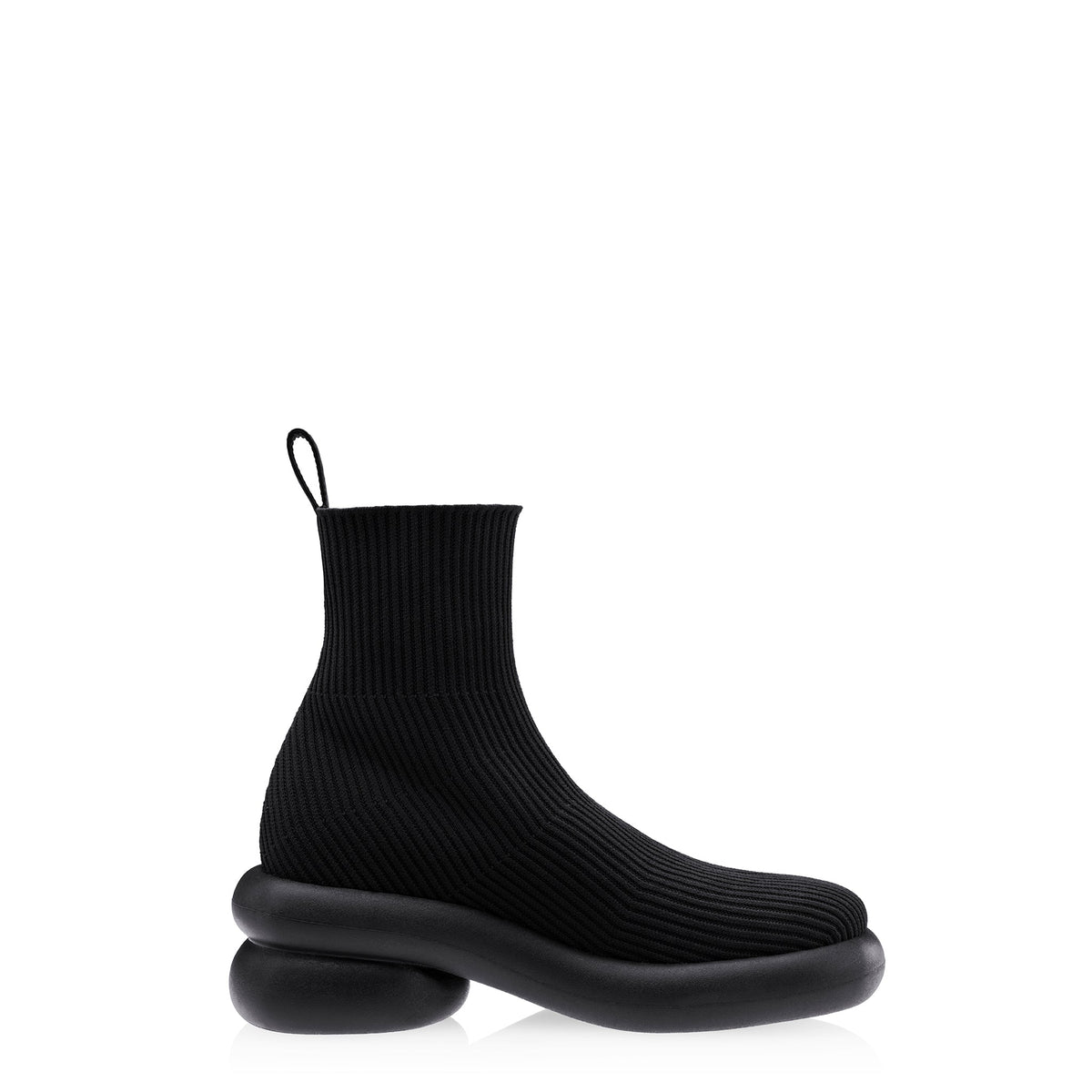 Knit Modular Boot - Black - Boots
