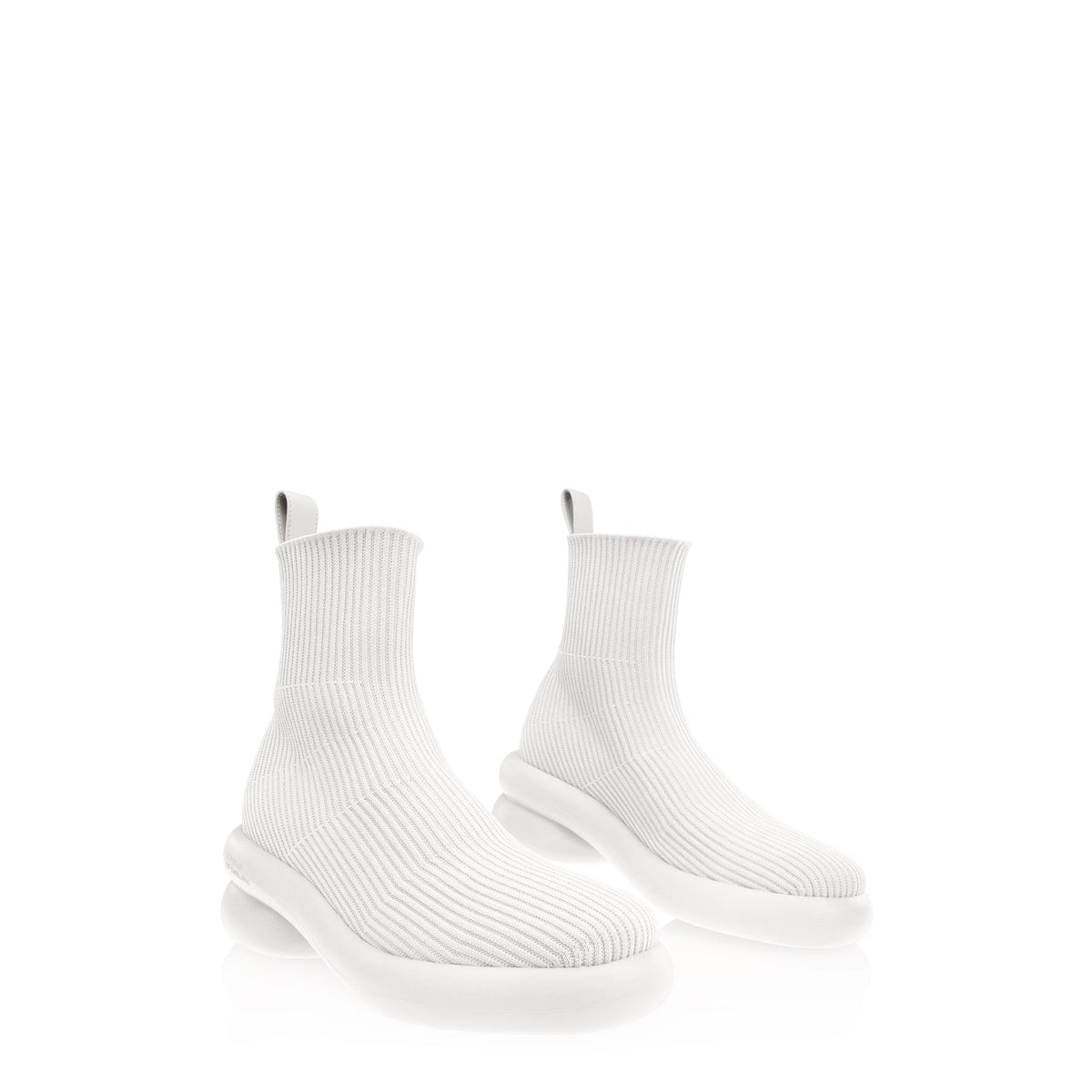 Knit Modular Boot - White - Boots
