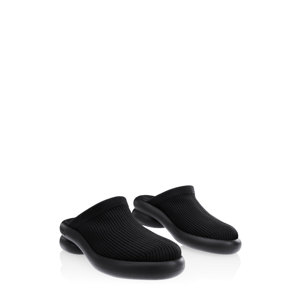 Knit Modular Mule - Black - Mules