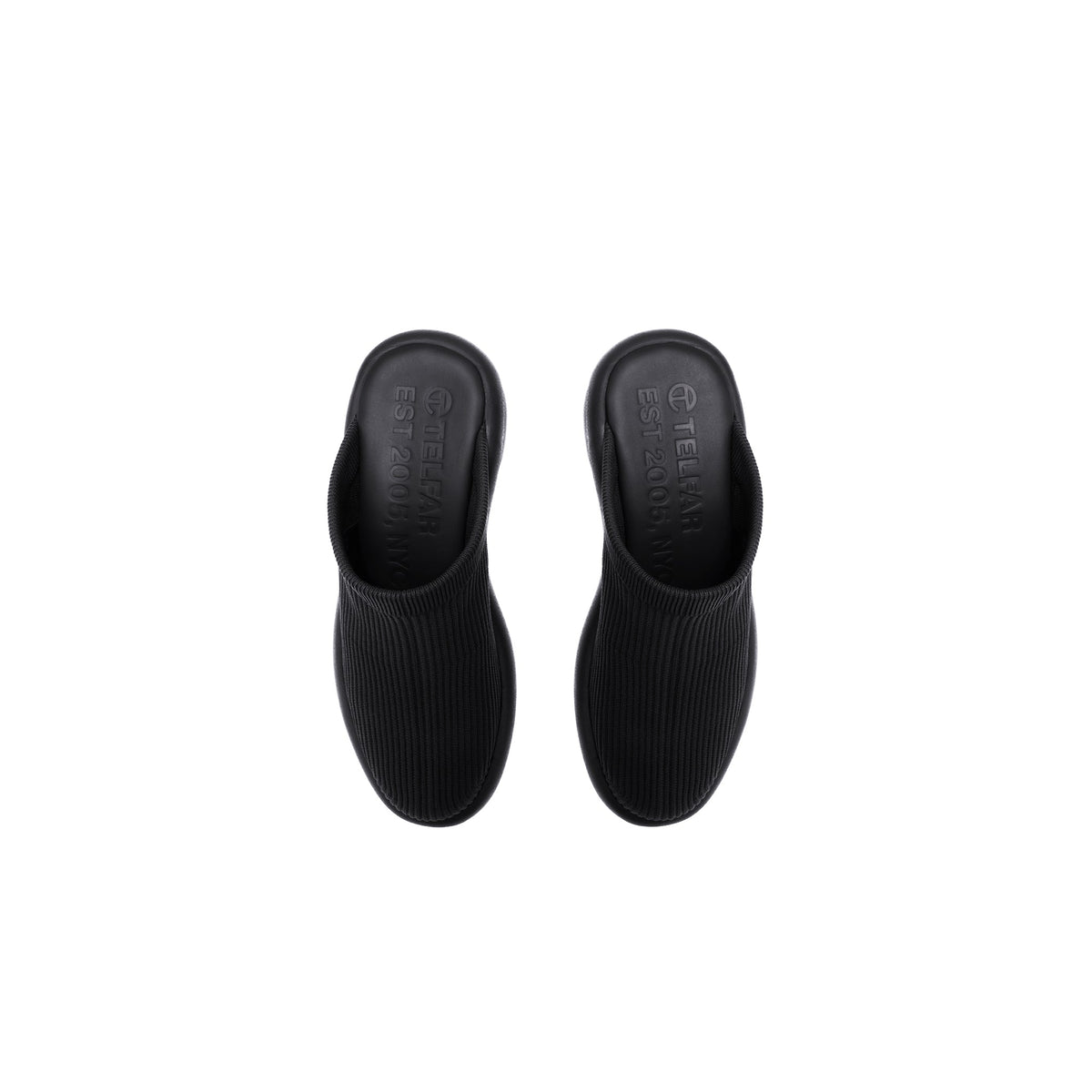 Knit Modular Mule - Black - Mules