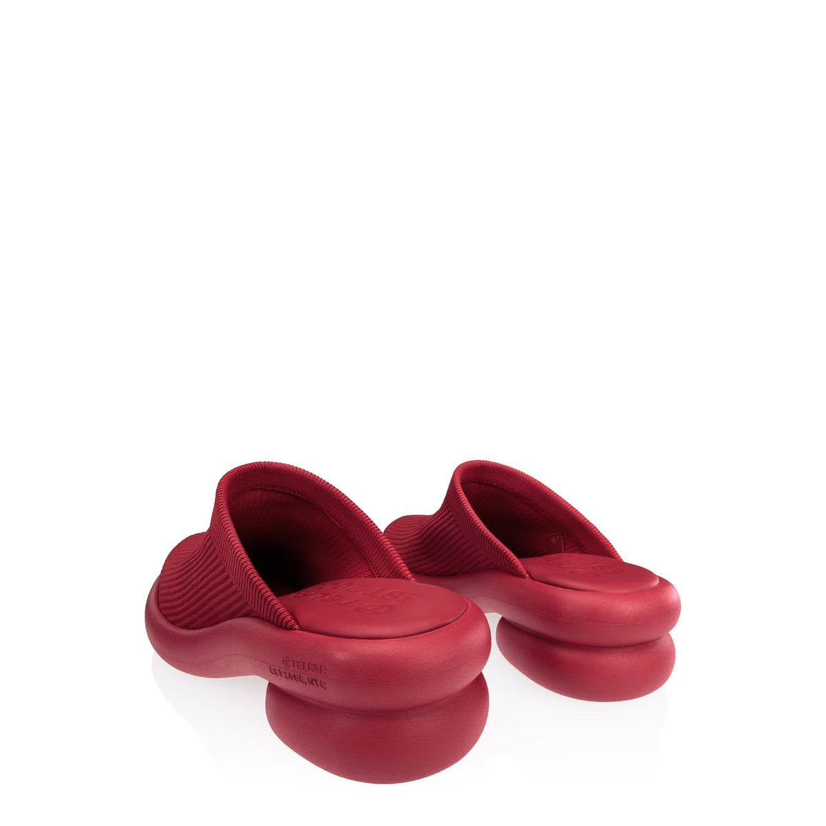 Knit Modular Mule - Red - Mules